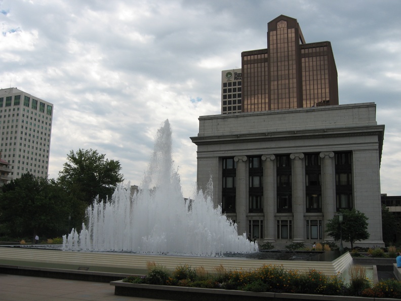 Fountain in Front of Church Office Building.JPG